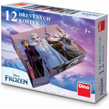 Dino Drevené Kocky Frozen II