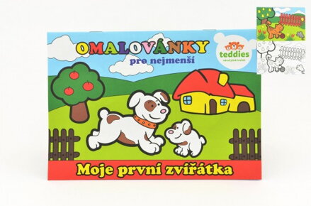 Maľovanky Moje prvé zvieratká 8 listov