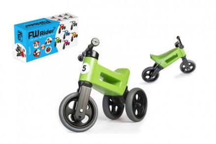 Teddies Odrážadlo Funny Wheels Rider Šport zelené 2v1