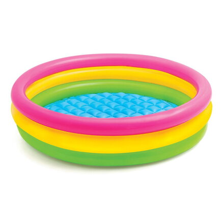 INTEX Veľký dúhový bazén pre deti 147 cm
