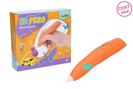Wiky 3D pero základná sada 10 náplní 10 šablón + USB kábel 