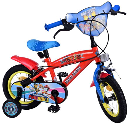 Volare Detský Bicykel 12 Modrý Paw Patrol Dve Ručné Brzdy