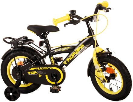 Volare Detský Bicykel pre chlapcov Thombike  Black Yellow 12