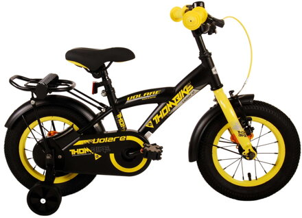 Volare Detský Bicykel pre chlapcov Thombike  Black Yellow 12
