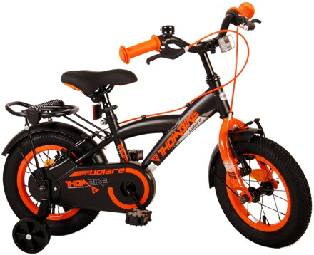 Volare Detský Bicykel pre chlapcov Thombike  Black Orange 12