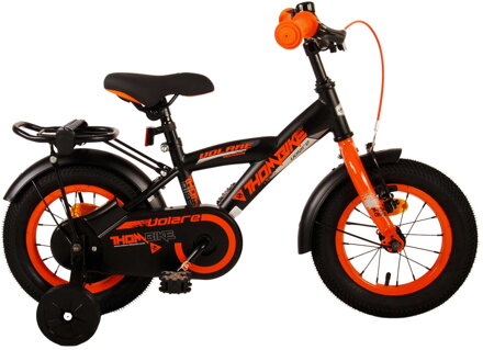Volare Detský Bicykel pre chlapcov Thombike  Black Orange 12