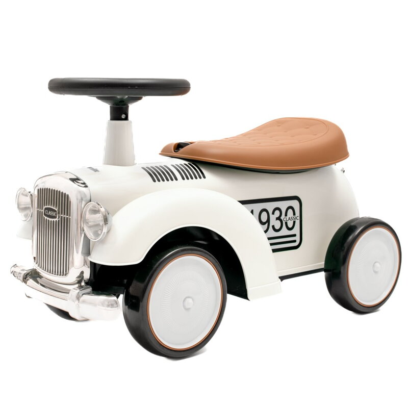 Baby Mix Detské odrážadlo Retro béžové Baby Mix Detské odrážadlo Retro béžové