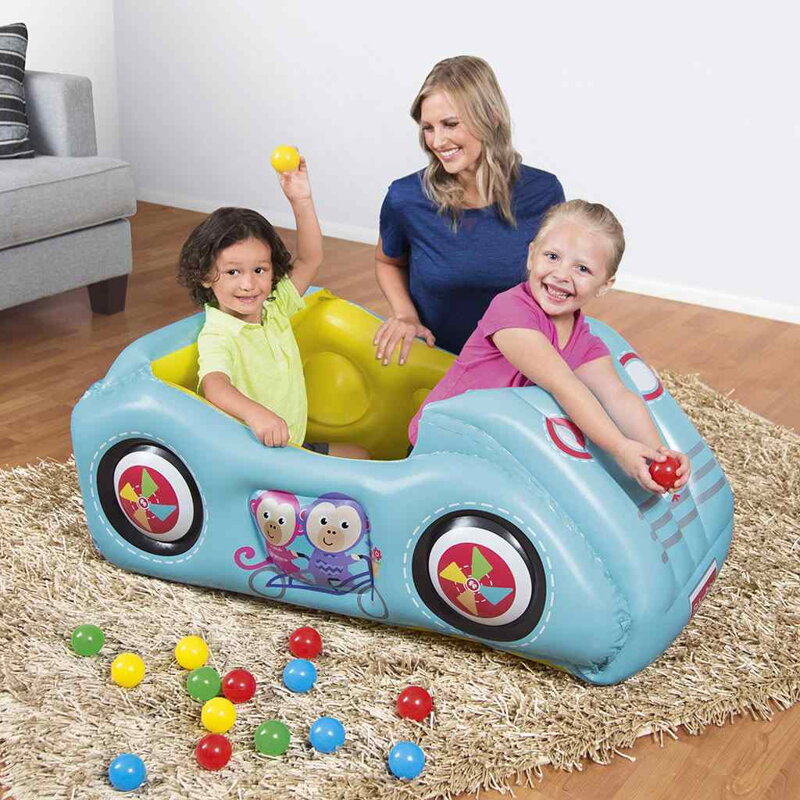 Fisher Price Detské nafukovacie autíčko s loptičkami Fisher Price Detské nafukovacie autíčko s loptičkami