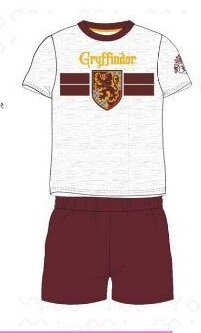 Harry Potter Pyžamo S Krátkym Rukávom bordová Harry Potter Pyžamo S Krátkym Rukávom bordová