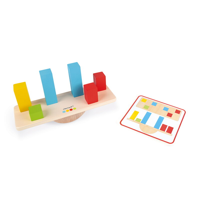 Janod váhy a závažia s predlohami séria Montessori Janod váhy a závažia s predlohami séria Montessori