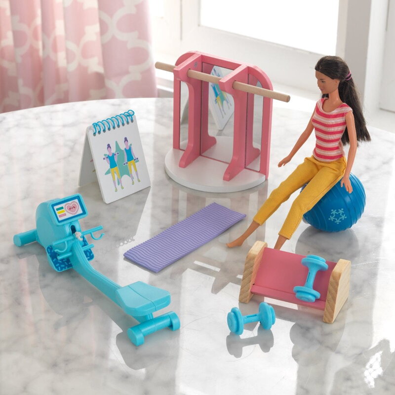 Kidkraft Príslušenstvo do domčeka pre bábiky - Domáce Fitnesscentrum Kidkraft Príslušenstvo do domčeka pre bábiky - Domáce Fitnesscentrum