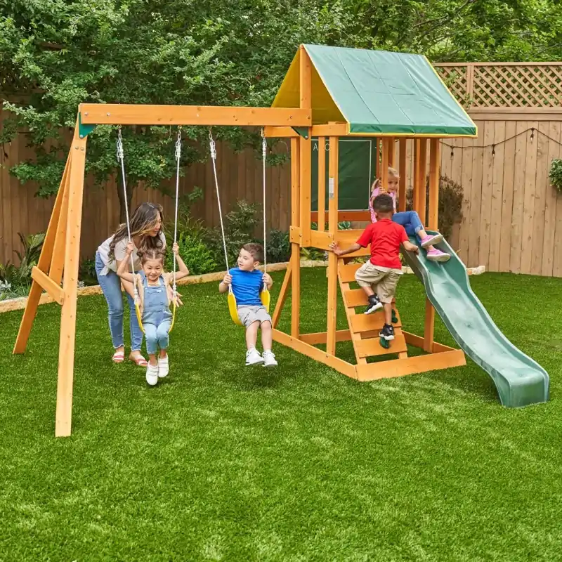 KidKraft Hracia Zostava Domček, Šmýkala a Hojdačka Appleton KidKraft Hracia Zostava Domček, Šmýkala a Hojdačka Appleton