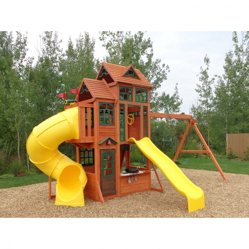 Big Backyard ihrisko Canion s turbo tobogánom a šmykľavkou Big Backyard ihrisko Canion s turbo tobogánom a šmykľavkou