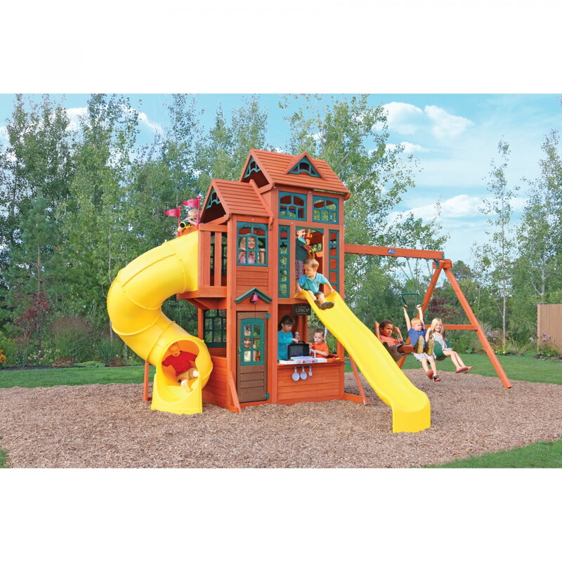 KidKraft Detské ihrisko Canyon s turbo tobogánom a šmykľavkou KidKraft Detské ihrisko Canyon s turbo tobogánom a šmykľavkou