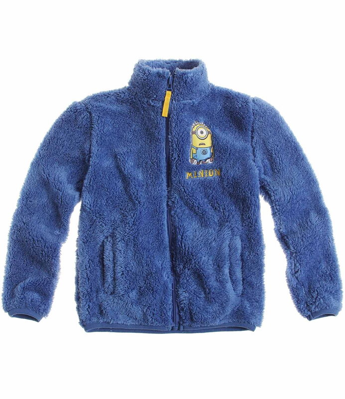 Mimoni Fleece bunda modrá Mimoni Fleece bunda modrá