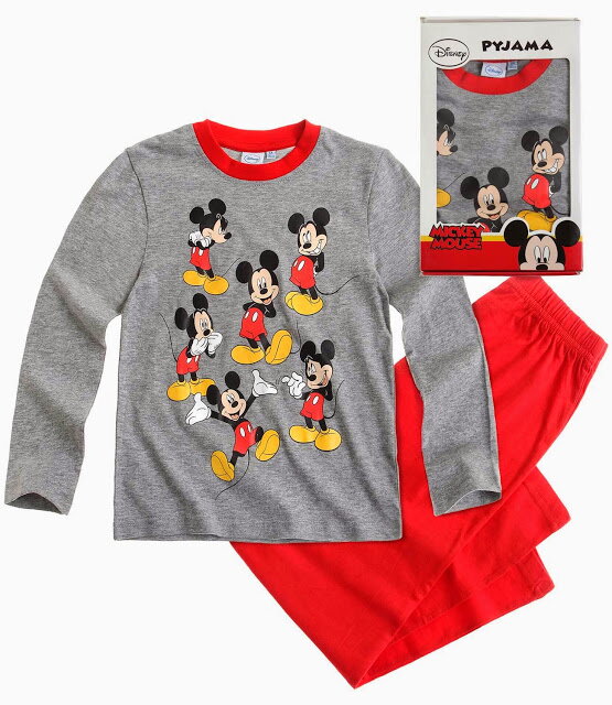 Disney Mickey Pyžamo v darčekovom balení šedé