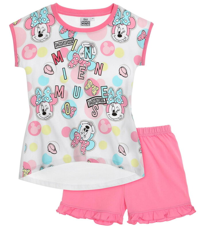 Disney Minnie Pyžamo s krátkym rukávom vzor Disney Minnie Pyžamo s krátkym rukávom vzor