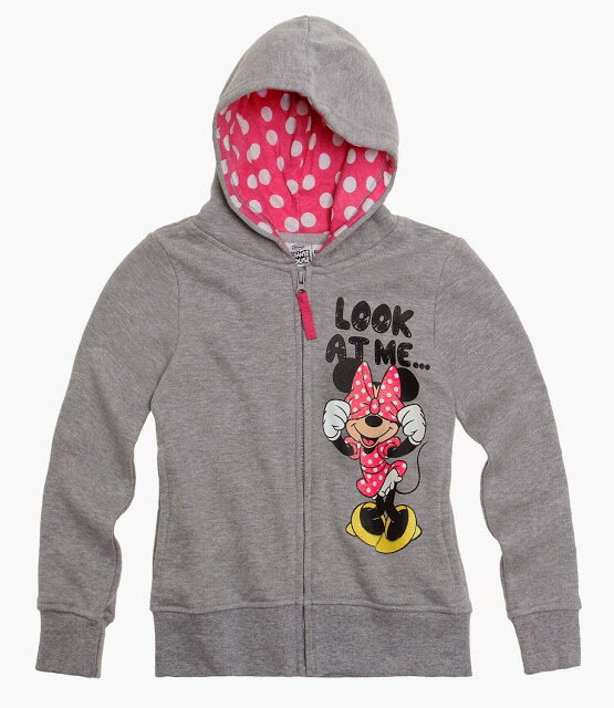 DISNEY MINNIE MIKINA šedá DISNEY MINNIE MIKINA šedá