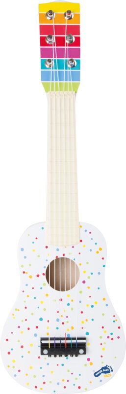 Small Foot drevená gitara s bodkami Small Foot drevená gitara s bodkami