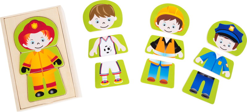 Small Foot Drevené Puzzle Chlapčenský Sen Povolanie Small Foot Drevené Puzzle Chlapčenský Sen Povolanie