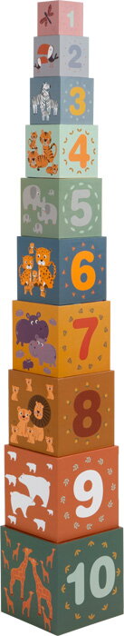 Small Foot Skladacie kocky Safari Small Foot Skladacie kocky Safari
