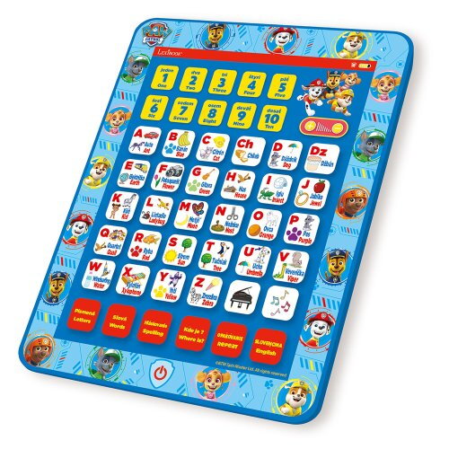 Lexibook Slovensko-anglický vzdelávací tablet Labková patrola Lexibook Slovensko-anglický vzdelávací tablet Labková patrola