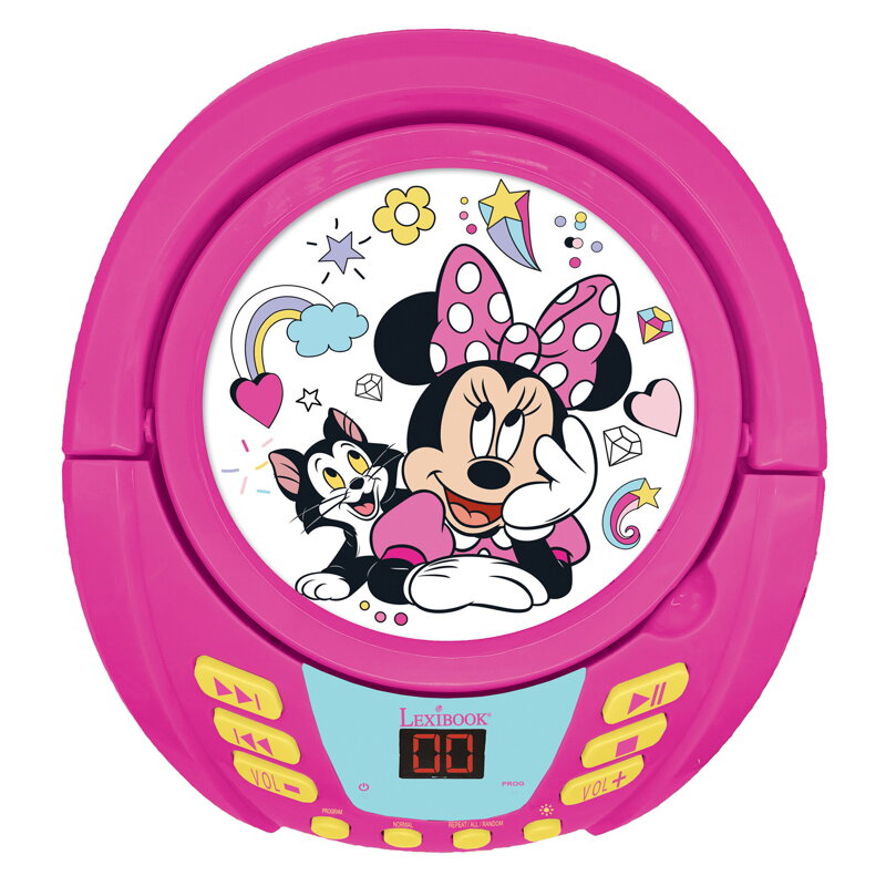 Lexibook Svietiaci Bluetooth CD Prehrávač Myška Minnie Lexibook Svietiaci Bluetooth CD Prehrávač Myška Minnie