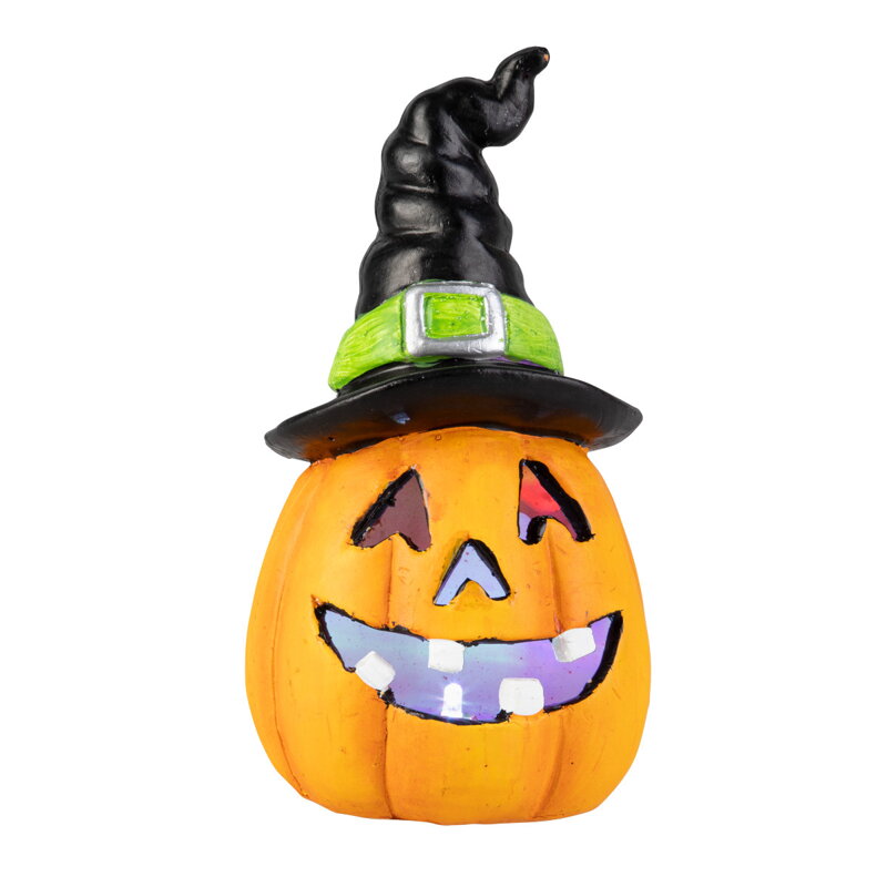 Halloween Led Tekvica s klobúkom