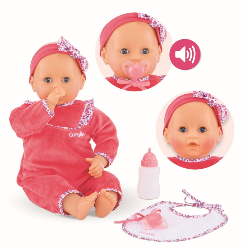 Corolle Lila Cherie so zvukmi a 5 funkciami s klipkajúcimi očami Corolle Lila Cherie so zvukmi a 5 funkciami s klipkajúcimi očami