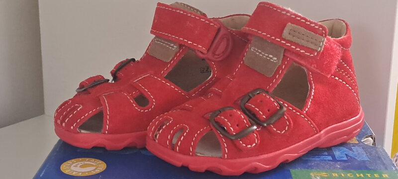 Detské sandále RICHTER červené