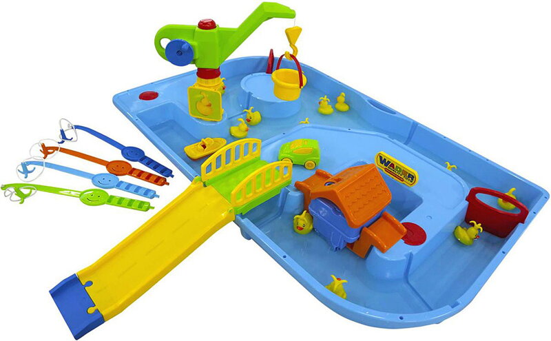 Polesie Vodná hra Chyť kačku – set pre 4 deti