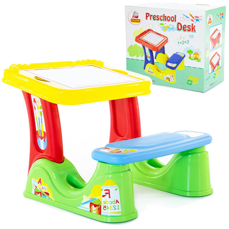 Polesie Predškolský stolík s príslušenstvom farebný