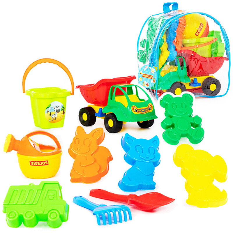 Polesie Sada Vedierko A Formičky Do Piesku V Ruksaku