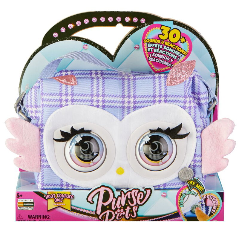 Spin Master Purse Pets 80307 Interaktívna kabelka Sova Spin Master Purse Pets 80307 Interaktívna kabelka Sova