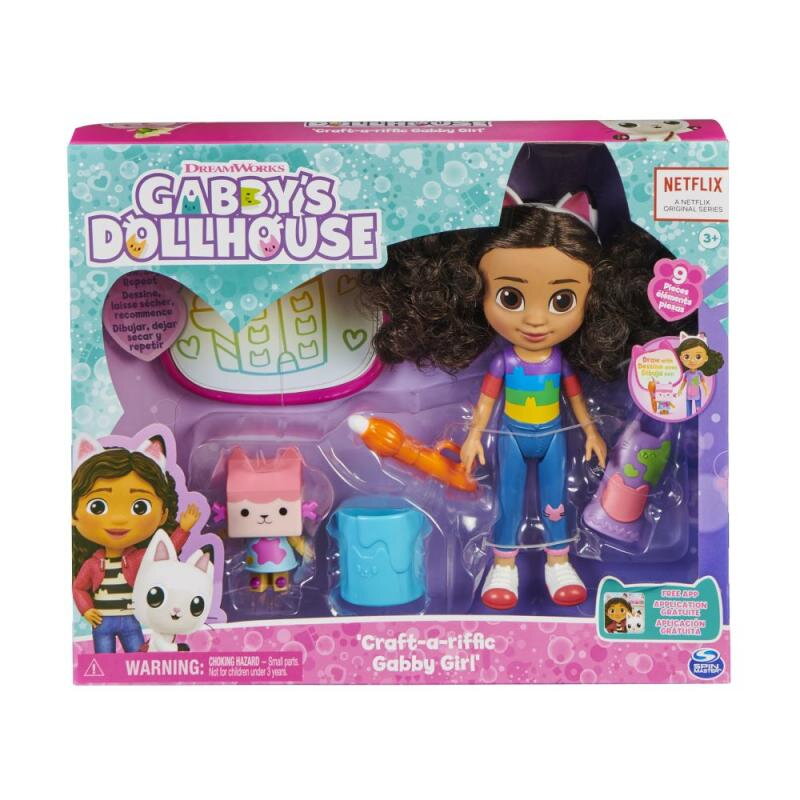 GABBY'S DOLLHOUSE DELUX BÁBIKA S DOPLNKAMI K TVORENIU