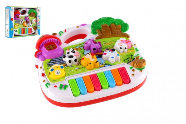 Teddies Piánko Zvieratká So Zvukmi Teddies Piánko Zvieratká So Zvukmi