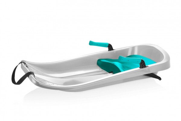 Boby Tron Ice bielo-modrá so sedadlom plast 85x42cm 