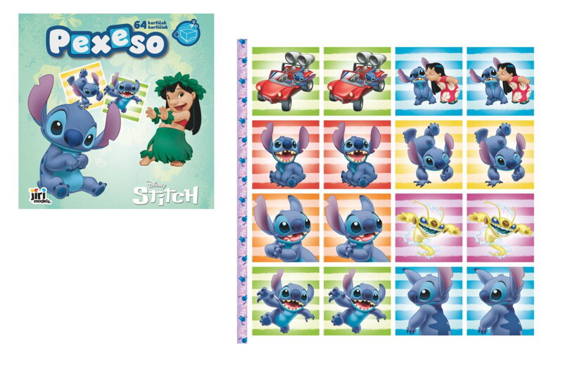 Lilo & Stitch Pexeso v zošite 