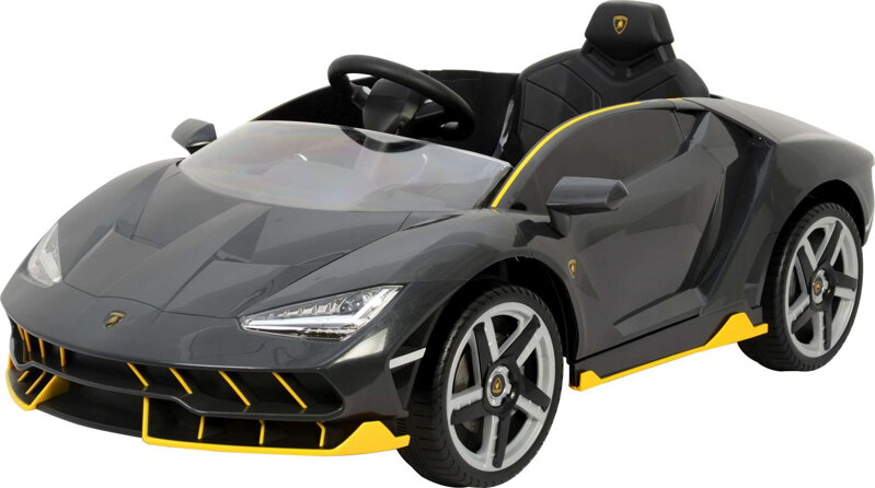 Lamborghini Centenario, sivé elektrické auto s diaľkovým ovládaním, 12 voltov Lamborghini Centenario, sivé elektrické auto s diaľkovým ovládaním, 12 voltov