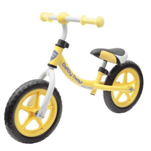 Baby Mix Detské odrážadlo bicykel TWIST žlté