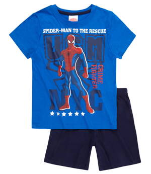 Spiderman Pyžamo s krátkym rukávom tm.modrá