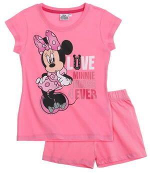 Disney Minnie Pyžamo s krátkym rukávom ružové