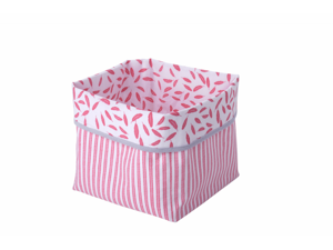 Kikadu Textilná krabica ružová