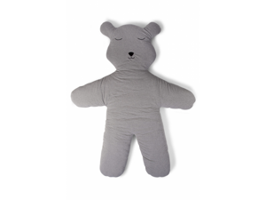 Childhome Hracia deka medveď Teddy Jersey Grey 150cm