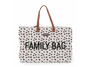 Childhome Cestovná taška Family Bag Canvas Leopard