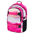 BAAGL Školský batoh Skate Pink Stripes