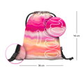 BAAGL Vrecko Skate Pink Stripes