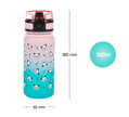 BAAGL Tritanová fľaša na nápoje Gradient Panda 350 ml