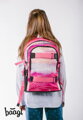 BAAGL SADA 3 Skate Pink Stripes: batoh, peračník, vrecko