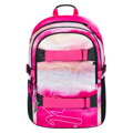 BAAGL SADA 3 Skate Pink Stripes: batoh, peračník, vrecko